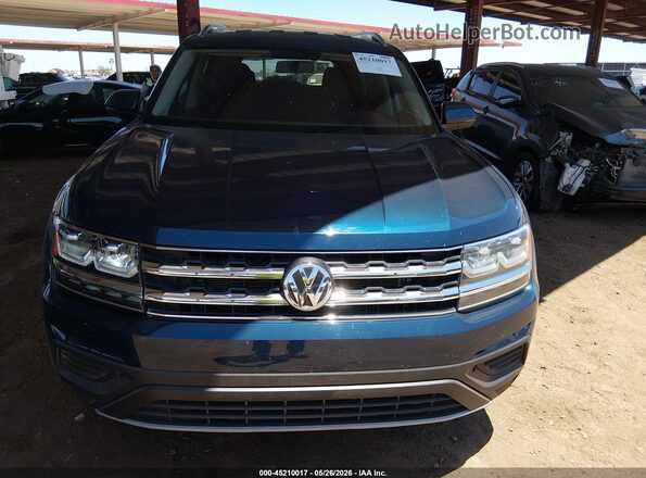 1V2AP2CA5JC541060 2018 VOLKSWAGEN ATLAS Blue Առջևի վահանակի տեսք