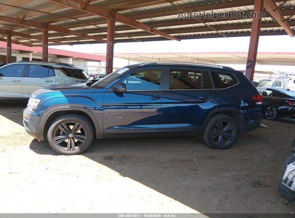 1V2AP2CA5JC541060 2018 VOLKSWAGEN ATLAS Blue Սալոնի հետևի տեսք