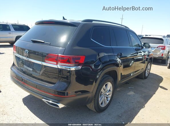 1V2AP2CA7MC509165 2021 VOLKSWAGEN ATLAS Black Задня права чверть