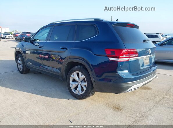1V2AP2CA8JC595310 2018 VOLKSWAGEN ATLAS Blue Rear left