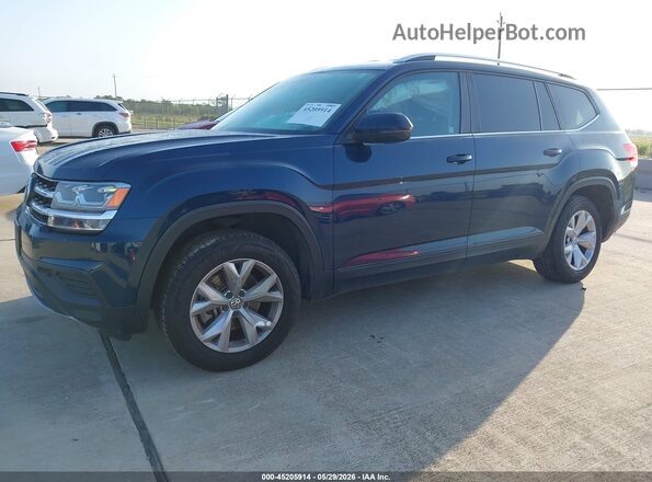 1V2AP2CA8JC595310 2018 VOLKSWAGEN ATLAS Blue Front left