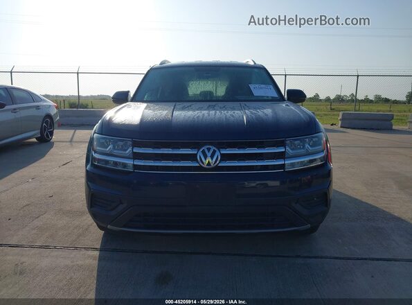1V2AP2CA8JC595310 2018 VOLKSWAGEN ATLAS Blue Instrument cluster view