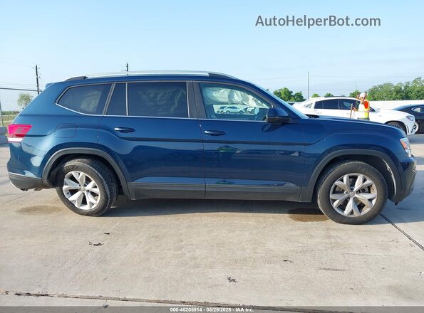 1V2AP2CA8JC595310 2018 VOLKSWAGEN ATLAS Blue Rear interior view