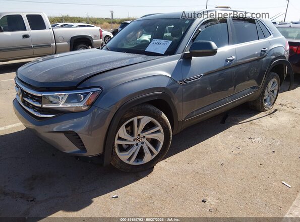 1V2BC2CAXMC240773 2021 VOLKSWAGEN ATLAS Gray წინა მარცხენა ხედი სამი მეოთხედიდან