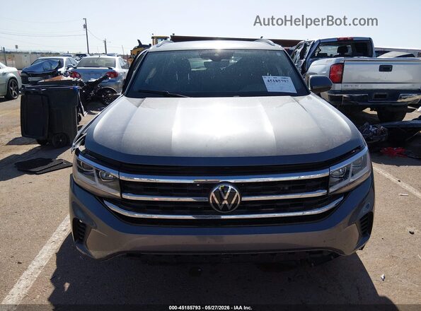 1V2BC2CAXMC240773 2021 VOLKSWAGEN ATLAS Gray წინა პანელის ხედი