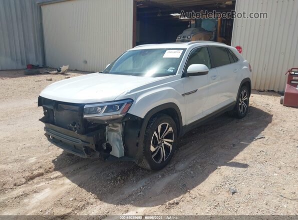 1V2BE2CA1PC218255 2023 VOLKSWAGEN ATLAS White Առջևի ձախ երեք քառորդ տեսարան