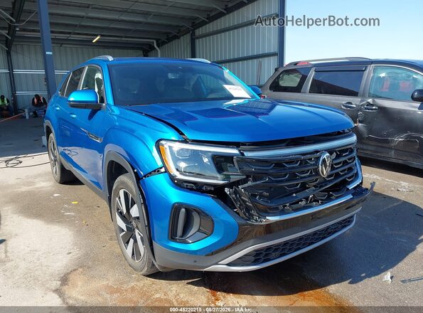 1V2BE2CA4RC222769 2024 VOLKSWAGEN ATLAS Blue Vista frontal