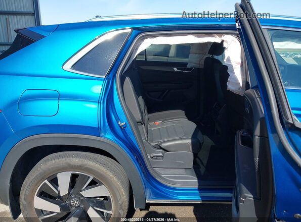 1V2BE2CA4RC222769 2024 VOLKSWAGEN ATLAS Blue Vista de la etiqueta del VIN