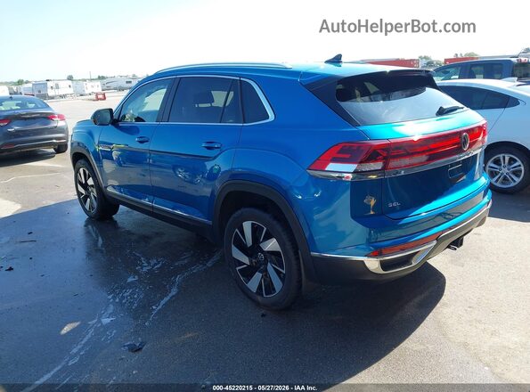 1V2BE2CA4RC222769 2024 VOLKSWAGEN ATLAS Blue Trasero izquierdo