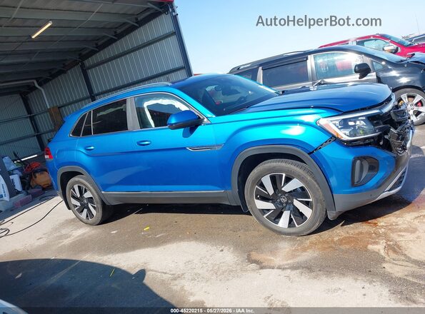 1V2BE2CA4RC222769 2024 VOLKSWAGEN ATLAS Blue Vista interior trasera