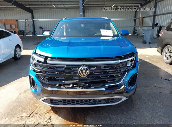 1V2BE2CA4RC222769 2024 VOLKSWAGEN ATLAS Blue Vista del cuadro de instrumentos