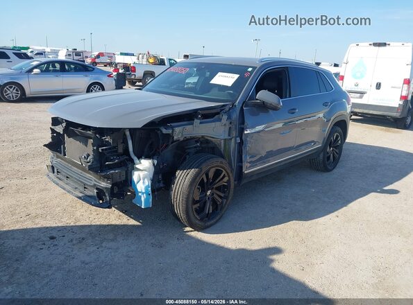 1V2BE2CA6PC215447 2023 VOLKSWAGEN ATLAS Gray Առջևի ձախ երեք քառորդ տեսարան