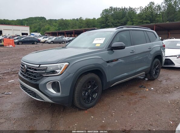 1V2CR2CA2SC502804 2025 VOLKSWAGEN ATLAS Gray Vista tres cuartos delantera izquierda