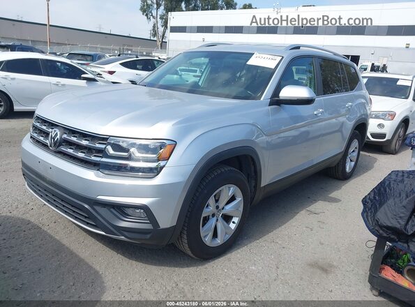 1V2CR2CA6JC565693 2018 VOLKSWAGEN ATLAS Silver Front left