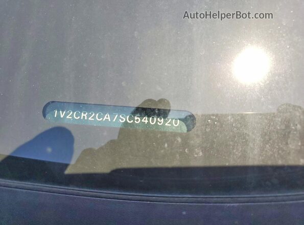 1V2CR2CA7SC540920 2025 VOLKSWAGEN ATLAS Gray Вид наклейки з VIN-кодом