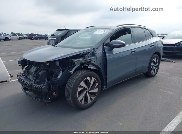 1V2CRPE80SC013938 2025 VOLKSWAGEN ID.4 Gray Առջևի ձախ երեք քառորդ տեսարան