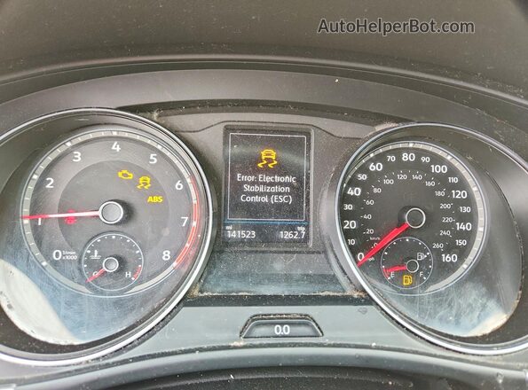 1V2DP2CA0LC500321 2020 VOLKSWAGEN ATLAS Black Вид щитка приладів
