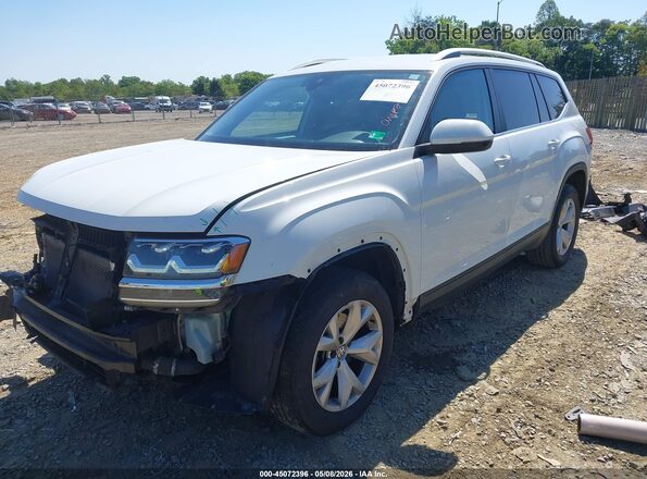1V2DP2CA4JC598069 2018 VOLKSWAGEN ATLAS White Vista tres cuartos delantera izquierda