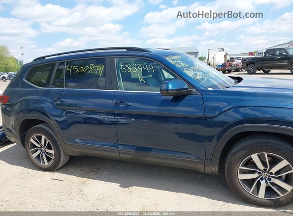 1V2DP2CAXMC583449 2021 VOLKSWAGEN ATLAS Синий Панорамный вид салона 360°