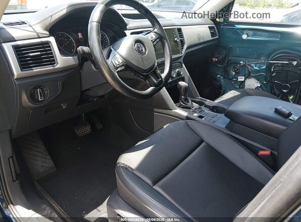 1V2DR2CA2KC549979 2019 VOLKSWAGEN ATLAS Blue Սալոնի դիմացի տեսք