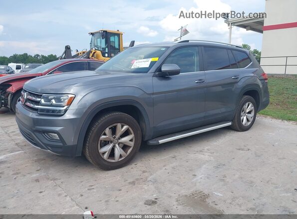 1V2DR2CA6JC536571 2018 VOLKSWAGEN ATLAS Gray წინა მარცხენა ხედი სამი მეოთხედიდან