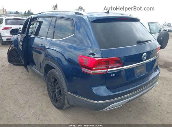1V2EP2CA8JC599942 2018 VOLKSWAGEN ATLAS Blue Trasero izquierdo