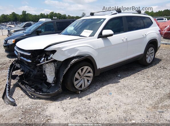 1V2ER2CA0MC533481 2021 VOLKSWAGEN ATLAS White Передня ліва чверть