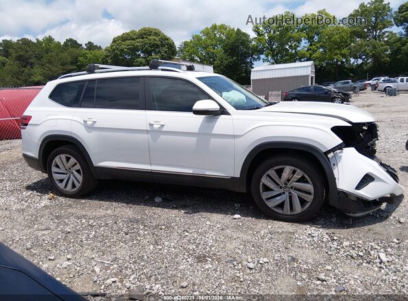 1V2ER2CA0MC533481 2021 VOLKSWAGEN ATLAS White Вид задньої частини салону