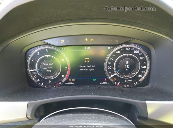 1V2ER2CA2KC521040 2019 VOLKSWAGEN ATLAS Blue Widok tylnych siedzeń