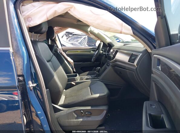 1V2ER2CA2KC521040 2019 VOLKSWAGEN ATLAS Blue Widok wnętrza z przodu