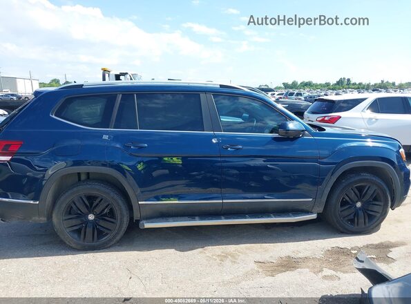1V2ER2CA2KC521040 2019 VOLKSWAGEN ATLAS Blue Widok wnętrza z tyłu