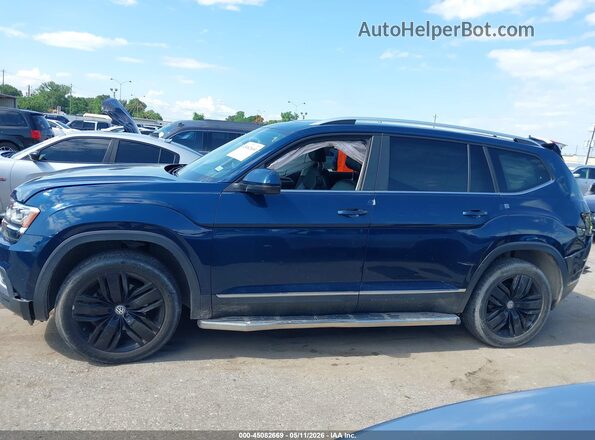 1V2ER2CA2KC521040 2019 VOLKSWAGEN ATLAS Blue Widok wnętrza 360 stopni
