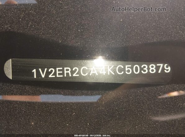 1V2ER2CA4KC503879 2019 VOLKSWAGEN ATLAS Silver Engine compartment view