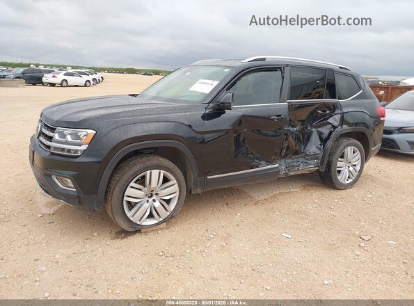 1V2ER2CA5KC531562 2019 VOLKSWAGEN ATLAS Black Առջևի ձախ երեք քառորդ տեսարան