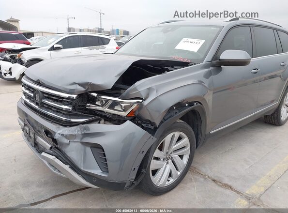 1V2ER2CA5MC503697 2021 VOLKSWAGEN ATLAS Серый Вид спереди