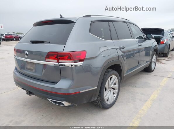 1V2ER2CA5MC503697 2021 VOLKSWAGEN ATLAS Серый Задняя правая четверть
