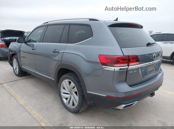 1V2ER2CA5MC503697 2021 VOLKSWAGEN ATLAS Серый Задняя левая четверть