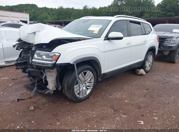 1V2ER2CA7KC615656 2019 VOLKSWAGEN ATLAS Белый Передняя левая четверть
