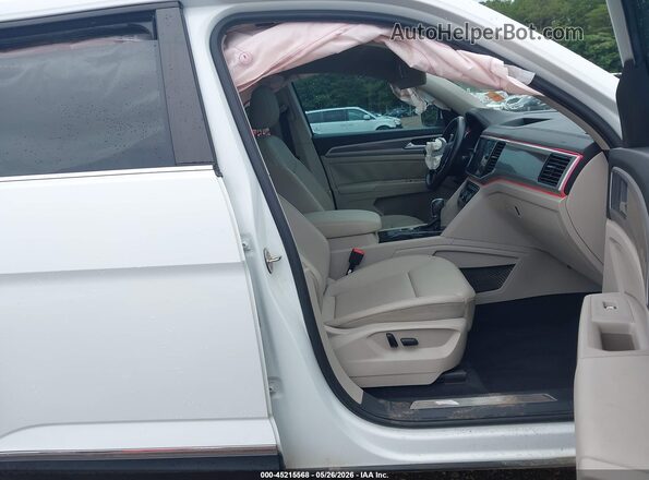 1V2ER2CA7KC615656 2019 VOLKSWAGEN ATLAS Белый Вид салона спереди