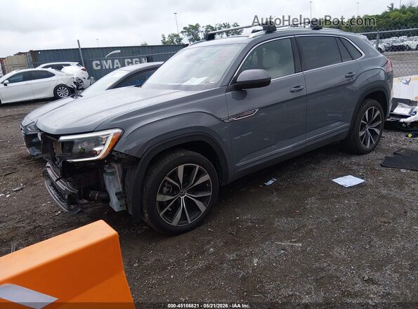 1V2FE2CA3RC232954 2024 VOLKSWAGEN ATLAS Gray წინა მარცხენა ხედი სამი მეოთხედიდან