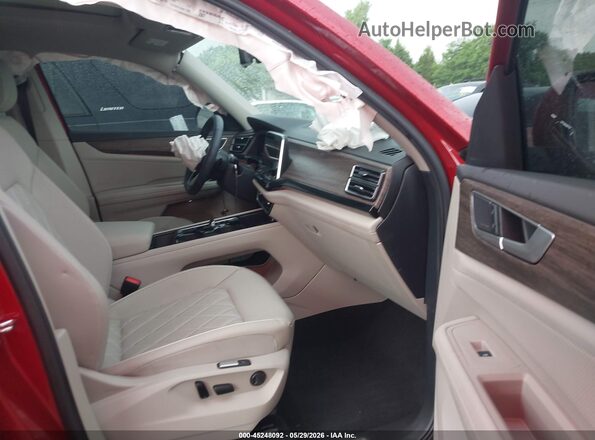 1V2FR2CA5SC547782 2025 VOLKSWAGEN ATLAS Red Vista interior delantera