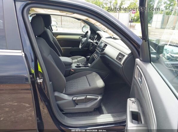 1V2GC2CAXLC202285 2020 VOLKSWAGEN ATLAS Black Widok wnętrza z przodu