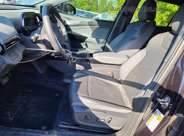 1V2GNPE89PC001629 2023 VOLKSWAGEN ID.4 Black Widok wnętrza z przodu