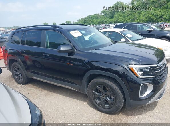 1V2GR2CA2RC566420 2024 VOLKSWAGEN ATLAS Black Rear interior view