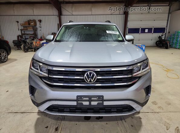 1V2HP2CA2MC553881 2021 VOLKSWAGEN ATLAS Silver Вид спереду