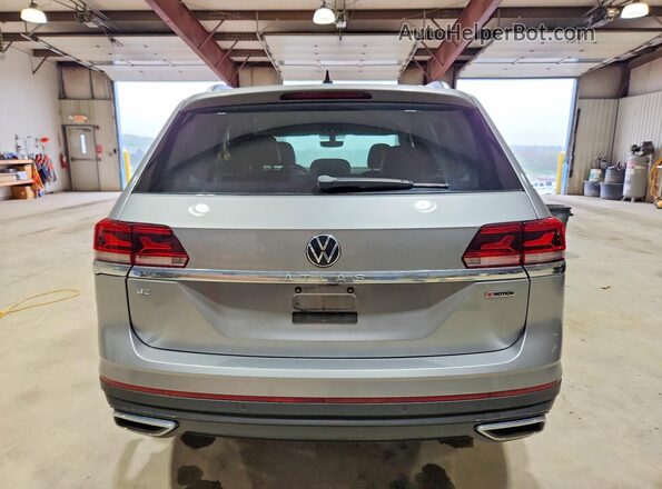 1V2HP2CA2MC553881 2021 VOLKSWAGEN ATLAS Silver Вид ззаду