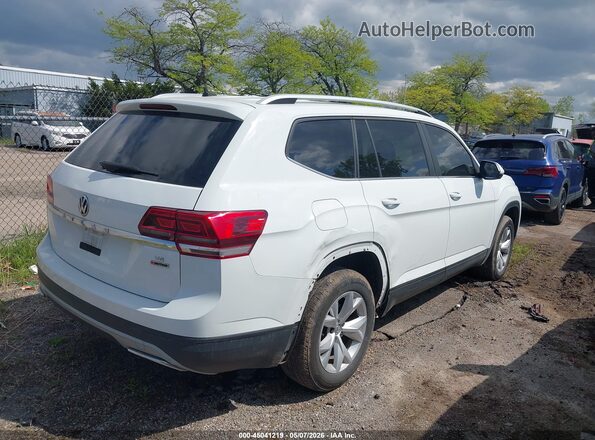 1V2HR2CA0JC513126 2018 VOLKSWAGEN ATLAS Белый Задняя правая четверть