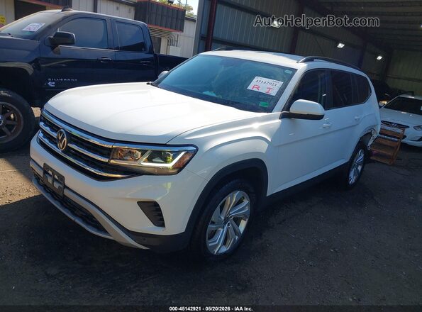 1V2HR2CA1PC512866 2023 VOLKSWAGEN ATLAS White Передня ліва чверть