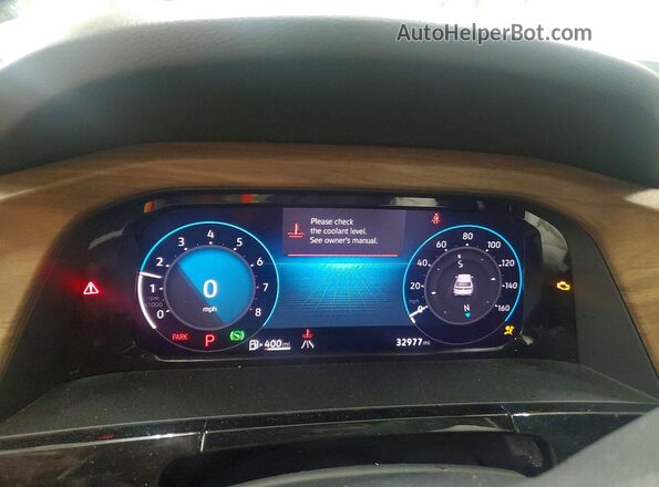 1V2HR2CA6SC536654 2025 VOLKSWAGEN ATLAS White ხელსაწყოთა პანელის ხედი
