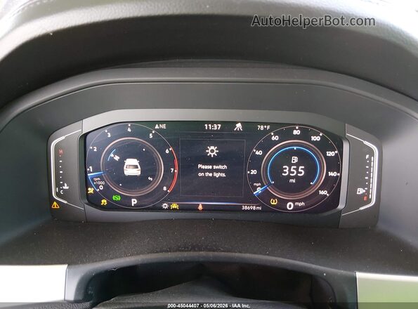 1V2HR2CA7PC537187 2023 VOLKSWAGEN ATLAS Blue Вид задніх сидінь